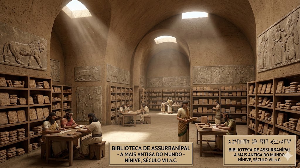 Assurbanípal - A Biblioteca mais antiga do mundo -